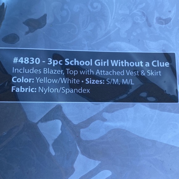 Cosplay School Girl Without A Clue Costume Size M/L / déguisement d’écolière - Picture 12 of 12